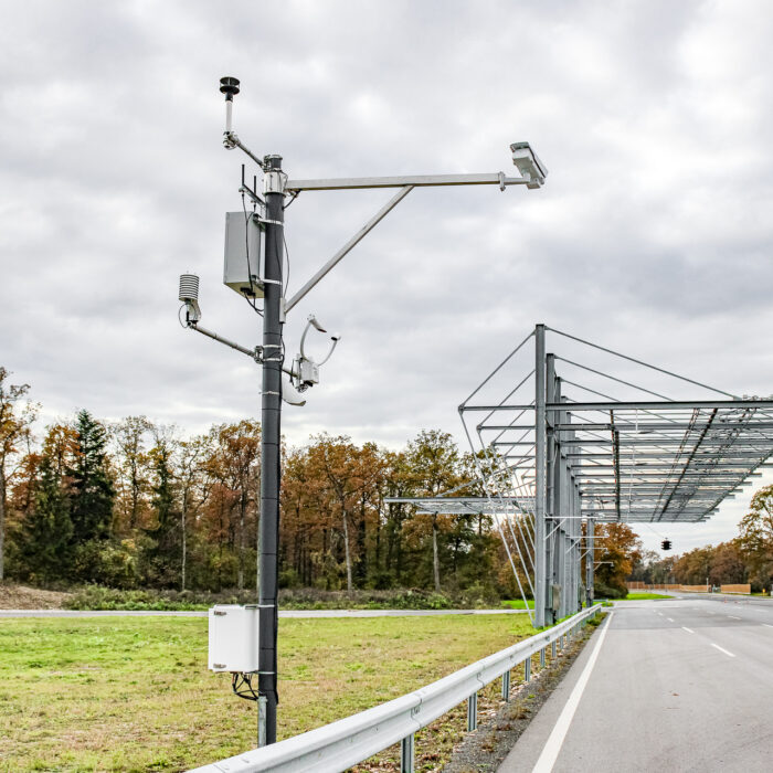 Straßenwetterdaten - Beregnungsanlage für ADAS Tests, automatisiertes Fahren in Regen